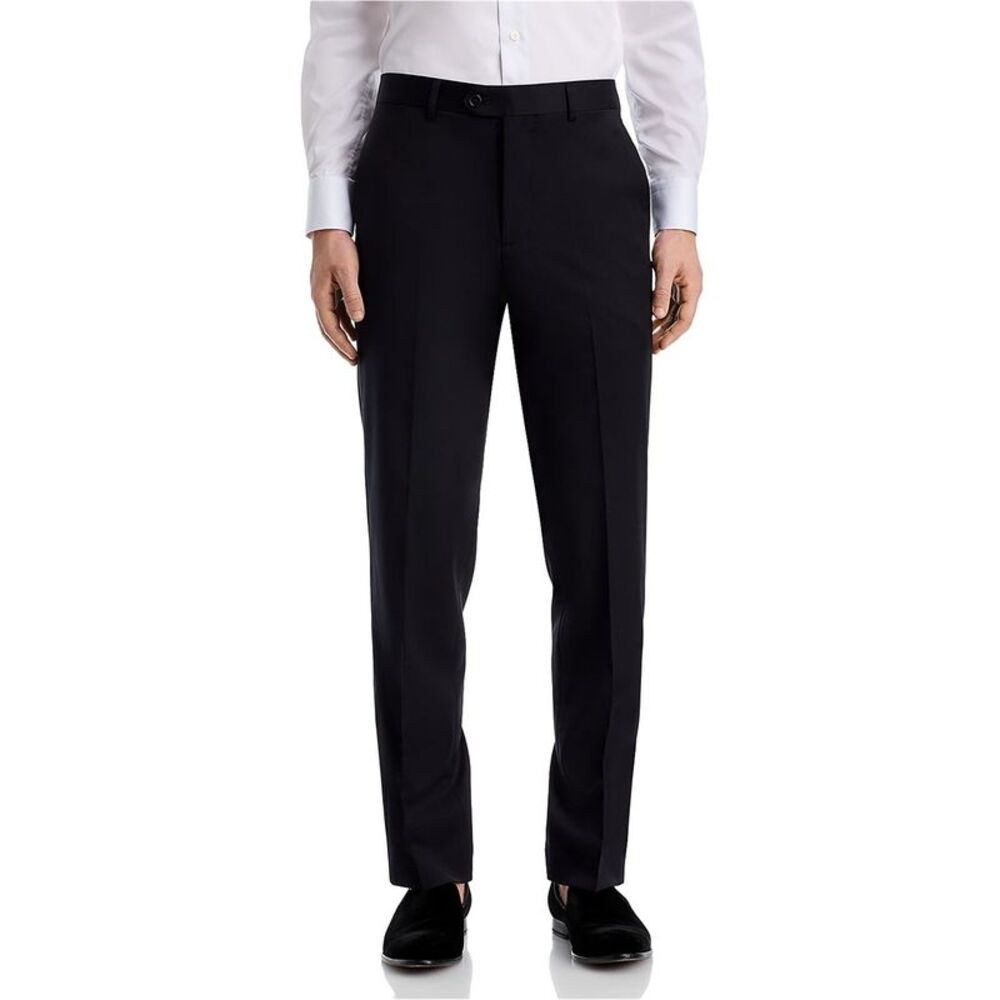The Men's Store Mens Performance Wool Straight Leg Dress Pant Slacks, NWT